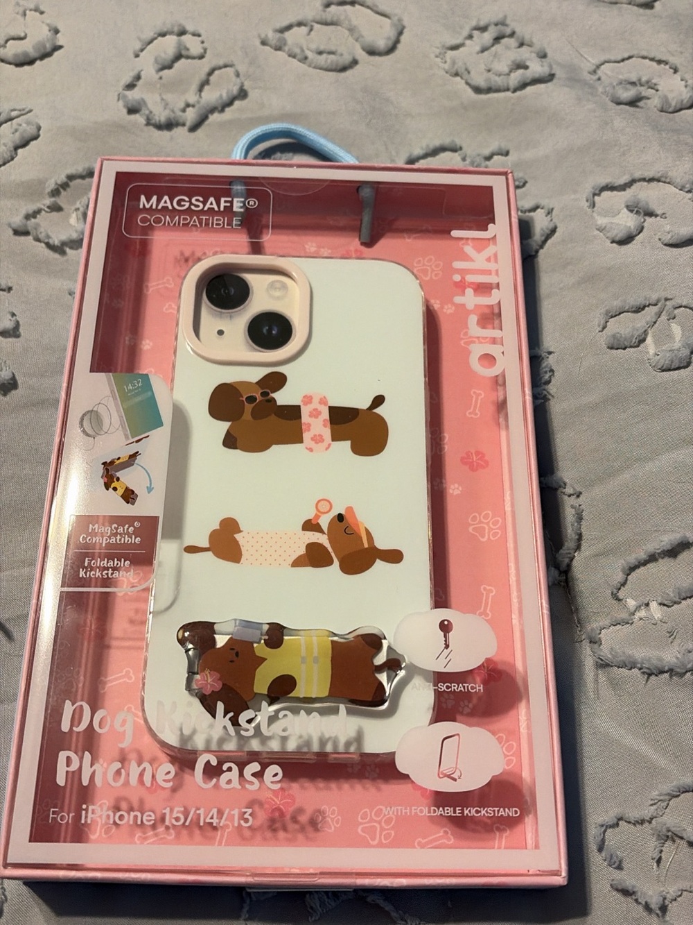 NEW MagSafe-Compatible dachshund weenie dog I phone 15  14 13 Case Kickstand